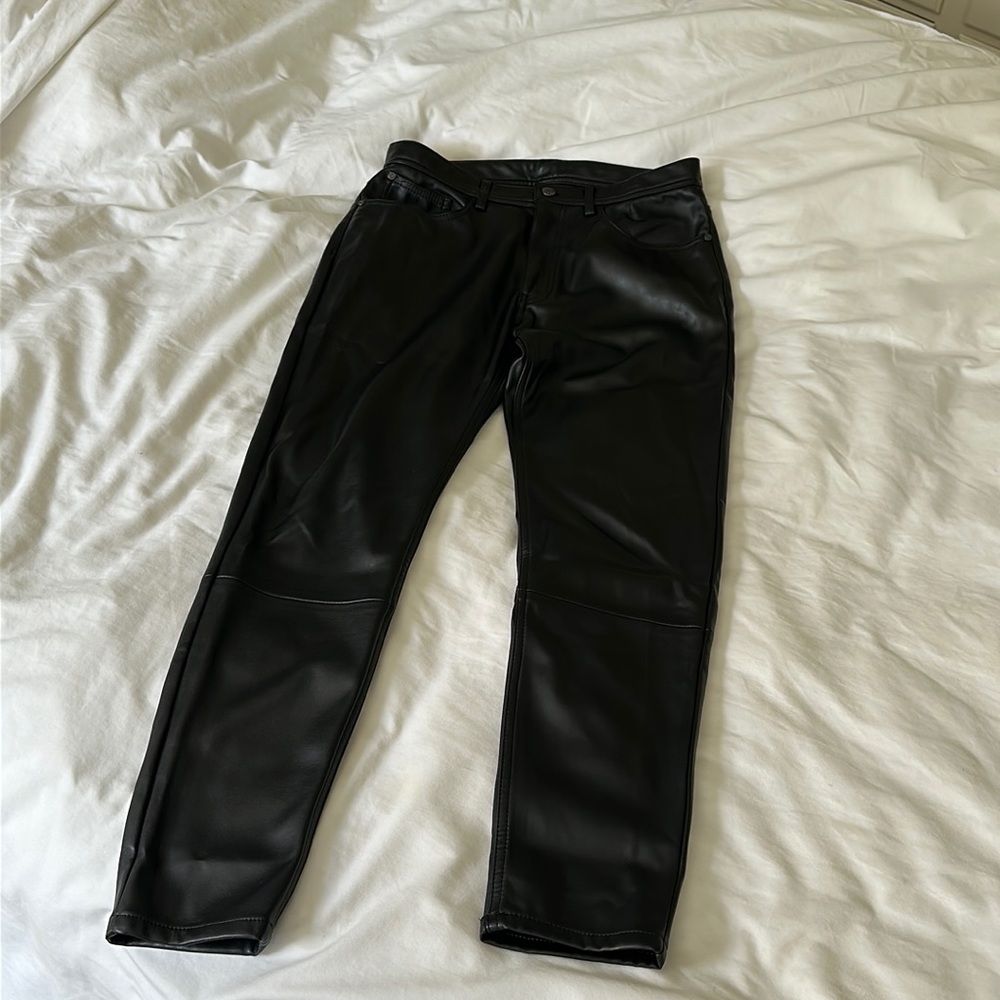 Zara leather pants